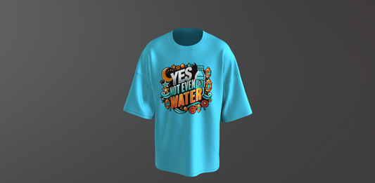YES NOT EVEN WATER - Blue